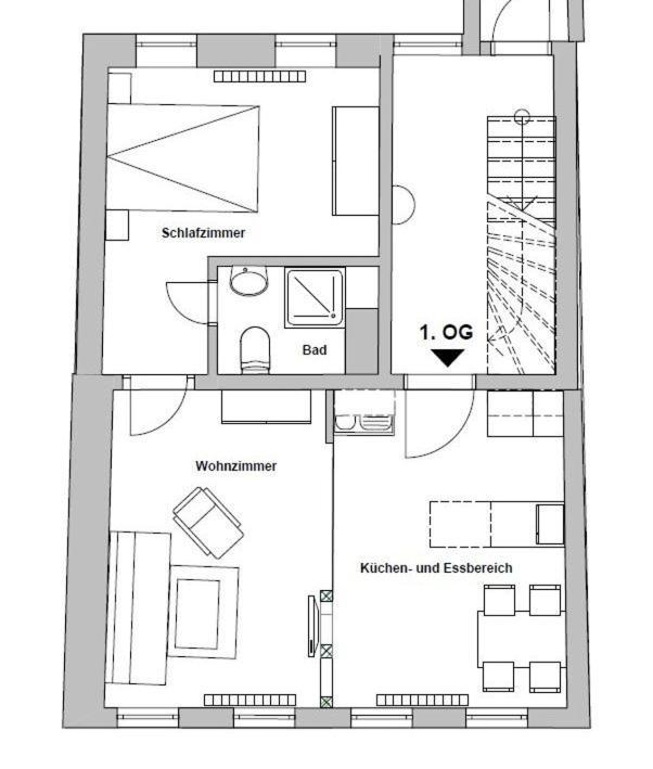 Apartment Pension Sternchen Erfurt Eksteriør bilde